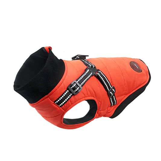 Dog Coat Harness Small Dog Red