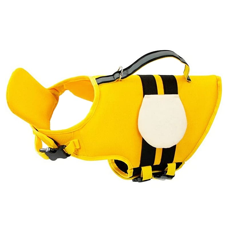 Dog Life Jacket Swimming Bee Vest