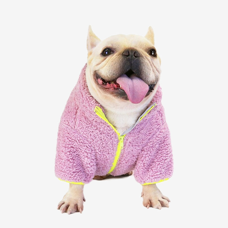 Fleece Dog Coats Pink